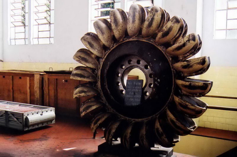 A roda que existe dentro das turbinas